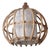 Large Bamboo Globe Pendant Lamp, Italy, 1970s For Sale
