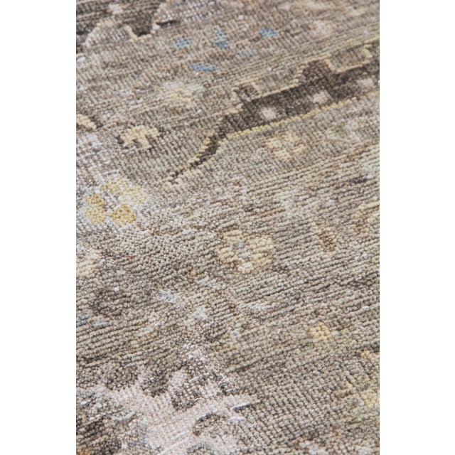 Traditional Exquisite Rugs Evie Hand Knotted Wool Gray & Multi - 10'x14' For Sale - Image 3 of 8