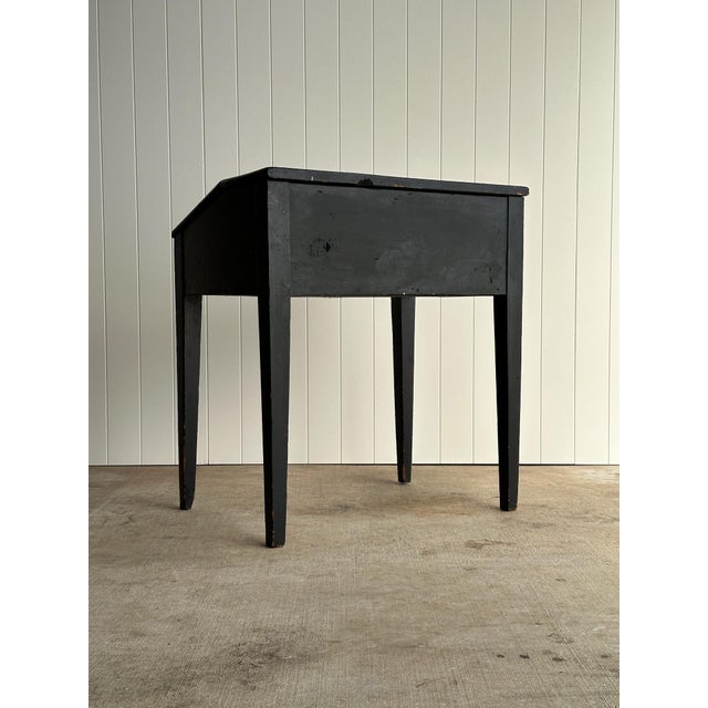Antique Early American Painted Slant-Front Desk For Sale - Image 16 of 17