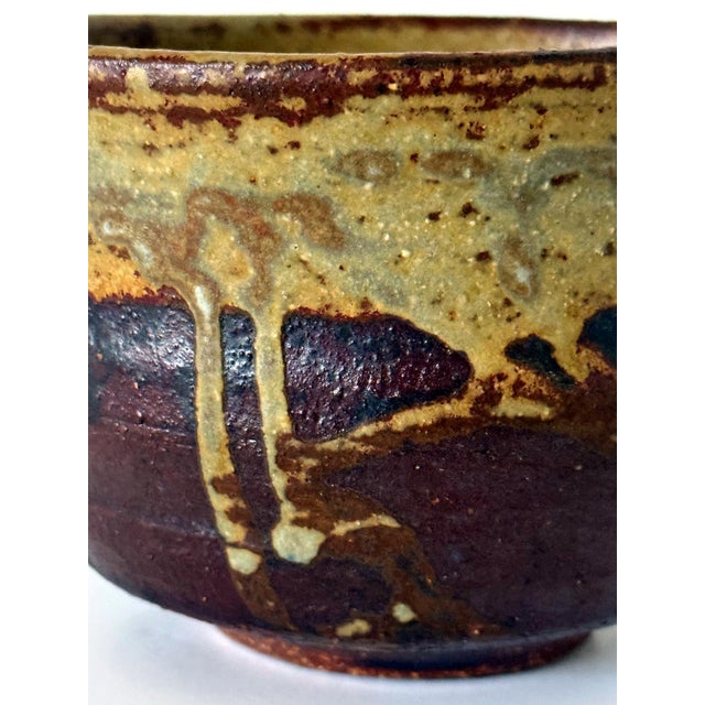 Brilliant Clog-Form Ceramic Tea Bowl by Toshiko Takaezu For Sale - Image 12 of 16