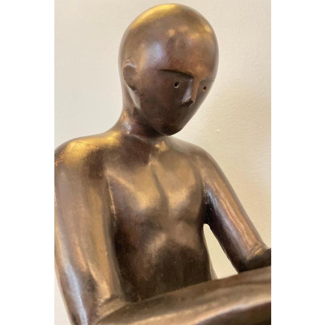 Modern Mimmo Paladino, Figurative Sculpture, 1960, Bronze For Sale - Image 3 of 13