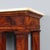 Wood Empire Console Table in White Marble and Mahogany For Sale - Image 7 of 12