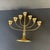 Solid Brass Swing 7 Arm Menorah Candelabra Candle Holder For Sale In Columbia, SC - Image 6 of 7