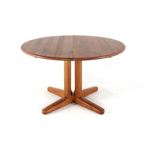 Danish Round Extendable Sindal Dining Table For Sale - Image 16 of 16