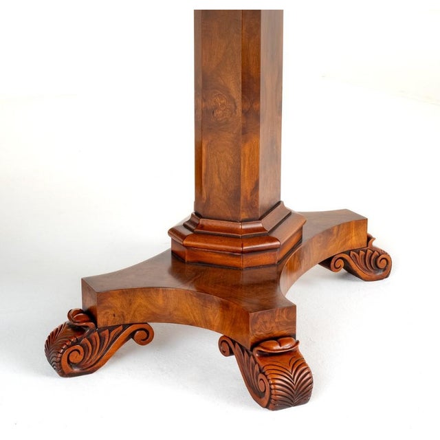 1920s Regency Extendable Dining Table in Walnut by George Bullock, 1920s For Sale - Image 5 of 9
