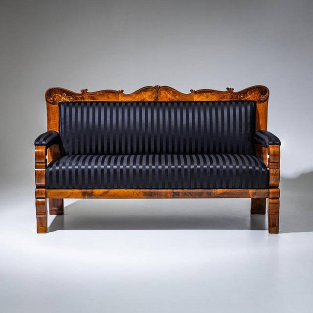 Biedermeier Settee, Germany, 1830 For Sale - Image 10 of 10