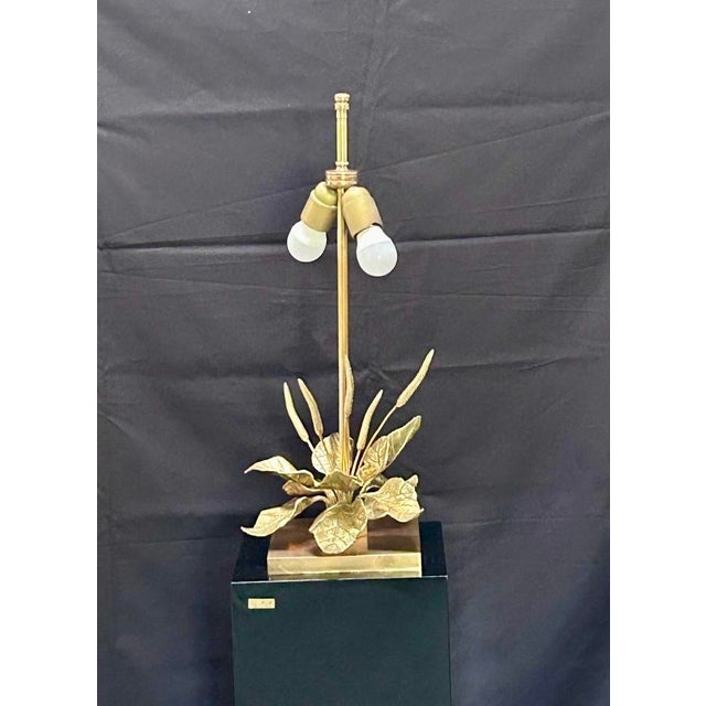 Vintage Lamp in Bronze and Brass, 1970s For Sale - Image 4 of 15