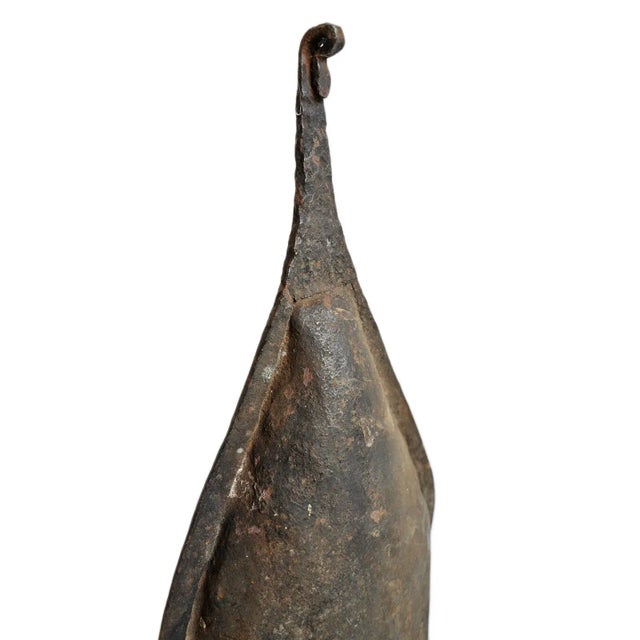 Antique Nigerian Iron Gong Bell African Currency For Sale - Image 4 of 6
