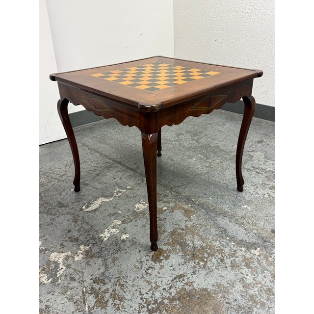 Italian Mid-Century Italian Sorrento Reversible Game Table For Sale - Image 3 of 12