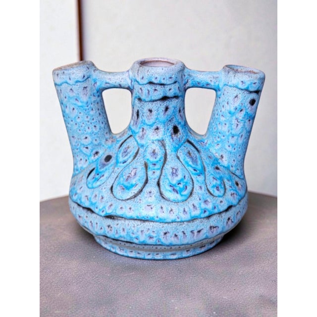 Ceramic vase signed Jean Austruy Height 15 cm Width 18 cm Depth 16 cm This piece has an attribution mark, I am sure that...