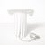 Mid-Century Hand-Blown Murano Cala Lilly Form White Uplights Signed Vetri Murano For Sale - Image 10 of 14