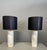 Metal Monumental Marble Table Lamps, 1960, Set of 2 For Sale - Image 7 of 11