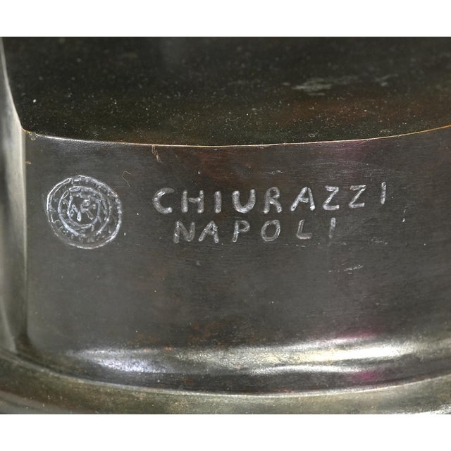 Early 20th Century Arrotino Knife Sharpener Classical Sculpture - Life Size Bronze Bust Fonderia Artistica Chiurazzi For Sale - Image 9 of 9