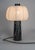 Grenadilla Black Marble and Fabric Table Lamp by ZAVADKSI, 2020 For Sale - Image 4 of 5