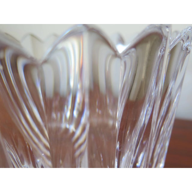 Mid-Century Modern Orrefors "Crown" Heavy Crystal Bowl For Sale - Image 3 of 6