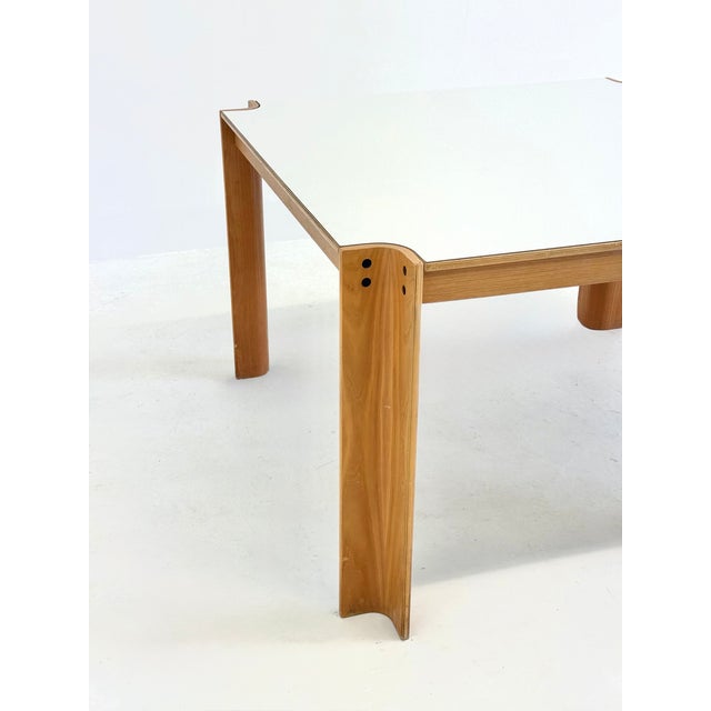 Brown Strip Dining Table by Gijs Bakker for Castelijn, 1970s For Sale - Image 8 of 18