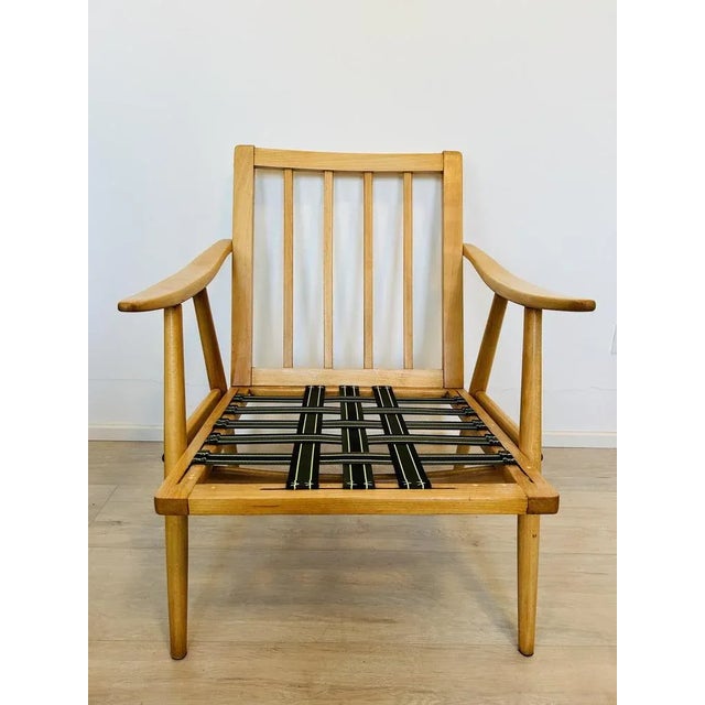 Orange Boomerang Armchair from Ton, Former Czechoslovakia, 1960s For Sale - Image 10 of 11