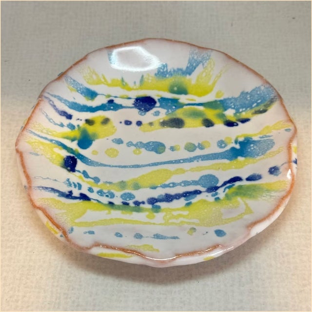 Early 21st Century Japanese Hagi Ware Plates Selected by Renaras, Set of 6 For Sale - Image 5 of 8