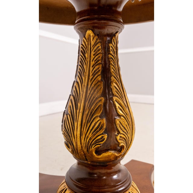 Guerra Vanni Italian Round Neoclassical Center Table For Sale - Image 9 of 13
