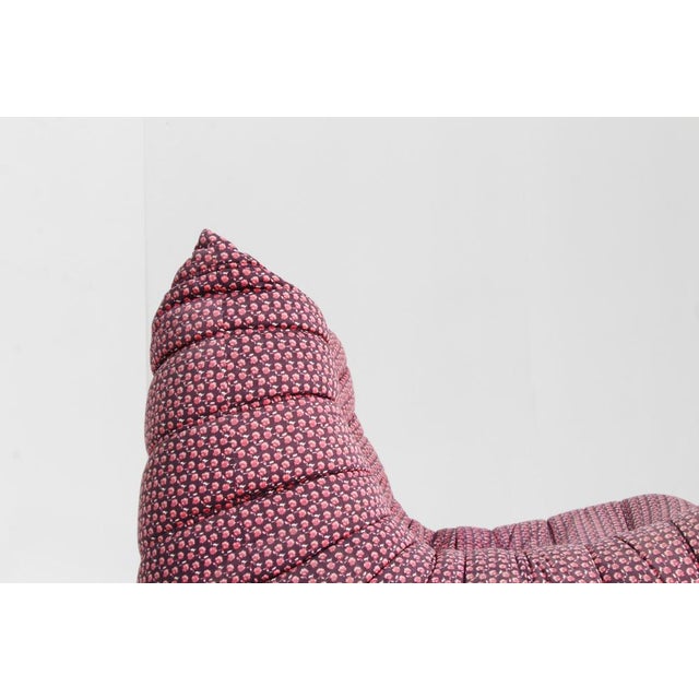 Textile Vintage Togo Armchair by Michel Ducaroy for Ligne Roset, 1976 For Sale - Image 7 of 9