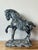 Mid-Century Modern Vintage Cast Concrete Tang Horse For Sale - Image 3 of 12