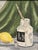 Gilbert, Still Life with Lemons and Inkpot, 1950s, Oil on Panel, Framed For Sale - Image 4 of 15