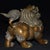 Metal Antique Bronze Guardian Lion Incense Burner – 6.1" Foo Dog Censer With Removable Head For Sale - Image 7 of 9