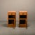 French Art Deco Oak and Marble Nightstands, 1930s, Set of 2 For Sale - Image 3 of 15