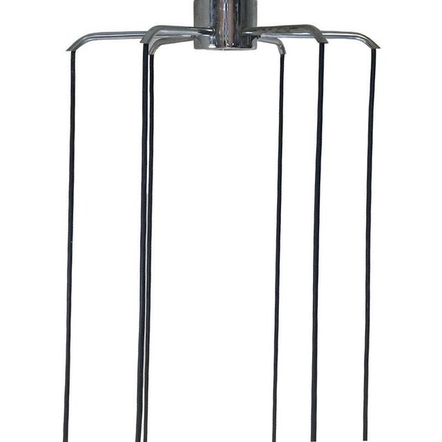 Mid 20th Century Vintage Cascade Hanging Pendant in Smoked Glass, 1960s For Sale - Image 5 of 11