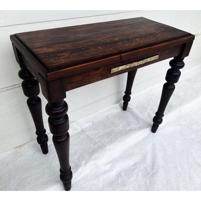 Antique Table in Oak, 1890s For Sale - Image 4 of 18