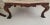 Tan Antique Wing Back Heavily Carved Chair For Sale - Image 8 of 8
