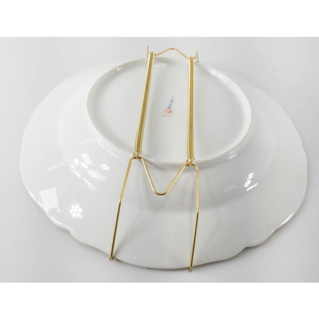 Ceramic 19th Century German Kpm Porcelain Decorative Dinner Plate For Sale - Image 7 of 11