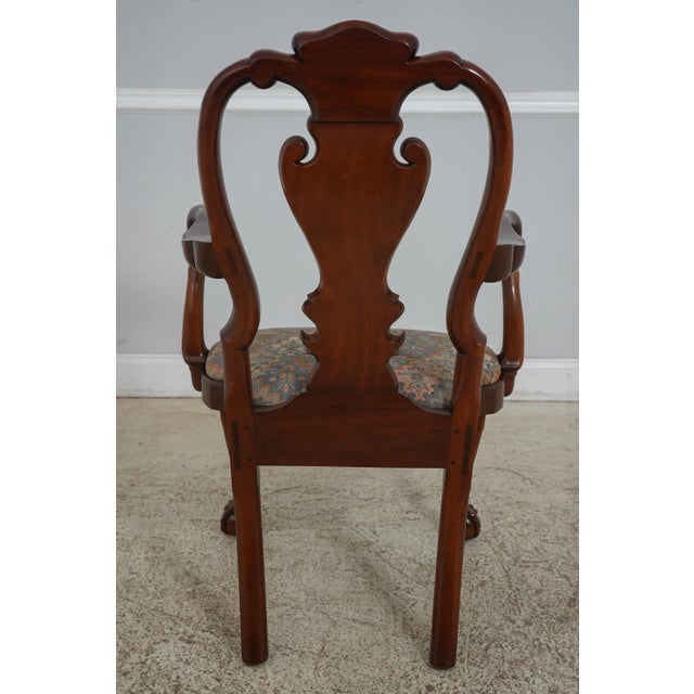 Kindel Furniture Kindel Winterthur Mahogany Clawfoot Armchair For Sale - Image 4 of 12