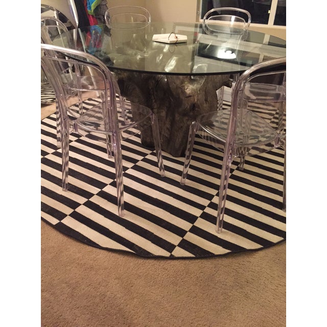 Z Gallerie Silver Leaf Sequoia Dining Table Chairish