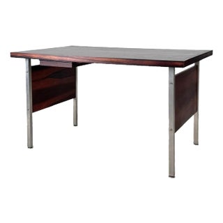 Vintage Danish Rosewood Desk For Sale
