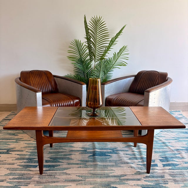 Modern 1990s Stunning Aviator Leather & Aluminum Lounge Chairs – Pair For Sale - Image 3 of 10