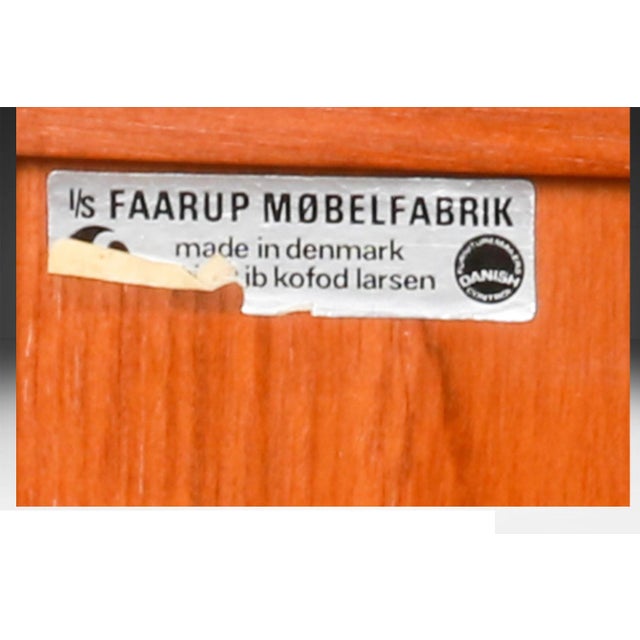 Faarup Mid 20th Century Kofod Larsen Model No. 66 Teak Sideboard For Sale - Image 9 of 14
