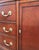 1940s Circa 1940s - 50s. Flamed Mahogany Breakfront China Closet Cabinet Bookcase, For Sale - Image 5 of 7