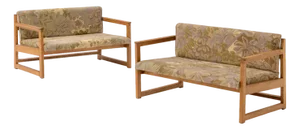 Spanish Minimalist Settee, 1960s