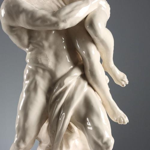 Glazed Terracotta The Rape of Proserpina Sculpture For Sale - Image 5 of 15
