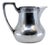 Plain Silver Wine Jug with Embossed Garlands on the Rim For Sale