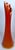 Pair of Bright Orange l.e. Smith Bittersweet Vases For Sale - Image 12 of 14