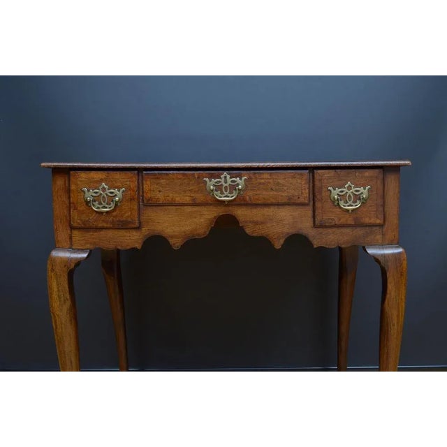 George II Oak Lowboy Table, 1740s | Chairish