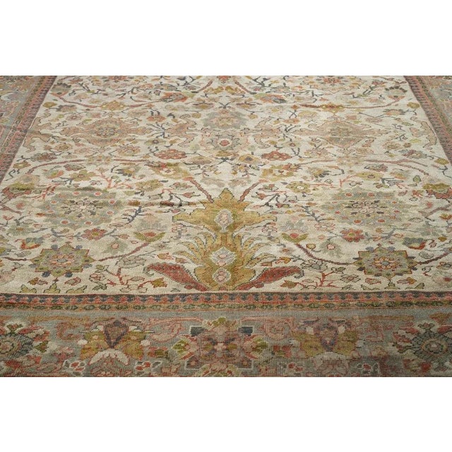Textile Antique Ziegler Mahal Rug 9'9'' X 17'9'' For Sale - Image 7 of 10