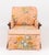Contemporary Peach Floral Upholstered Lounge Chair and Ottoman For Sale - Image 3 of 10