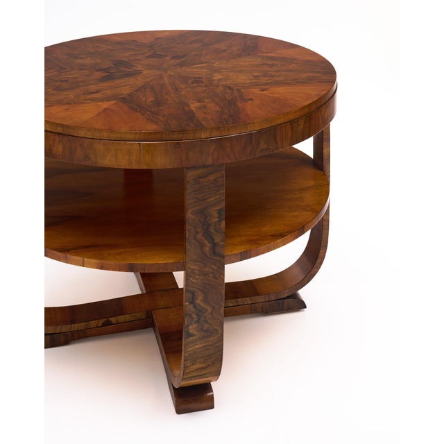 Art Deco Burled Art Deco Period Austrian Biedermeier Gueridon For Sale - Image 3 of 9