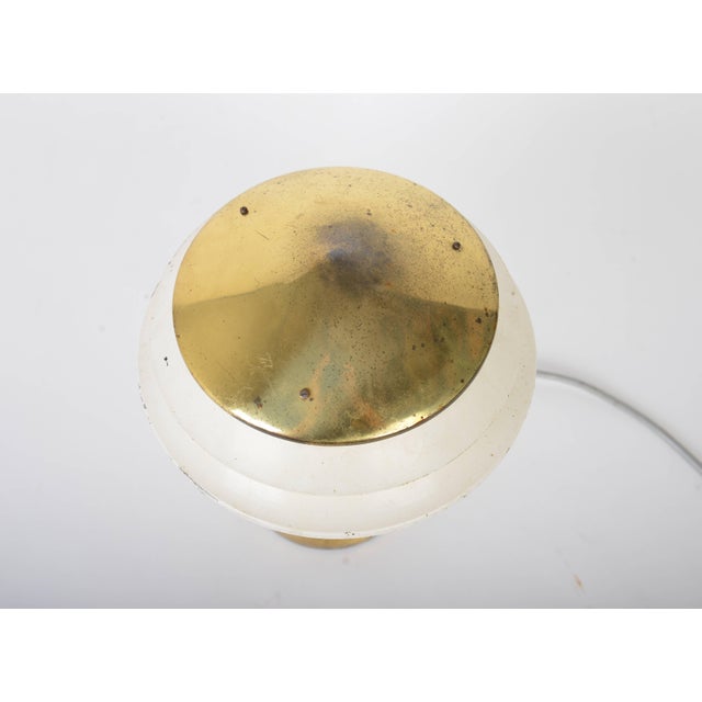 1960s Mid-Century Brass Table Lamp by Zukov, 1950s For Sale - Image 5 of 7