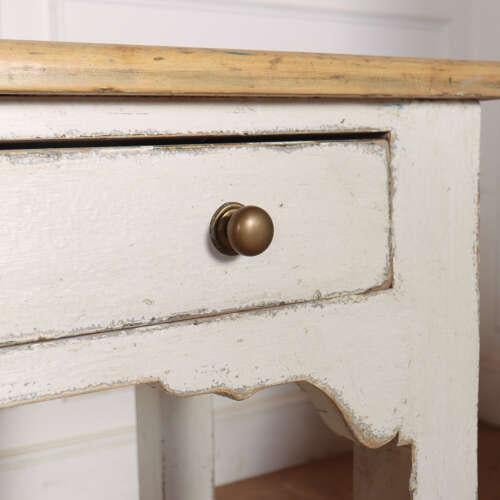 White English Painted Pine Dresser Base For Sale - Image 8 of 14