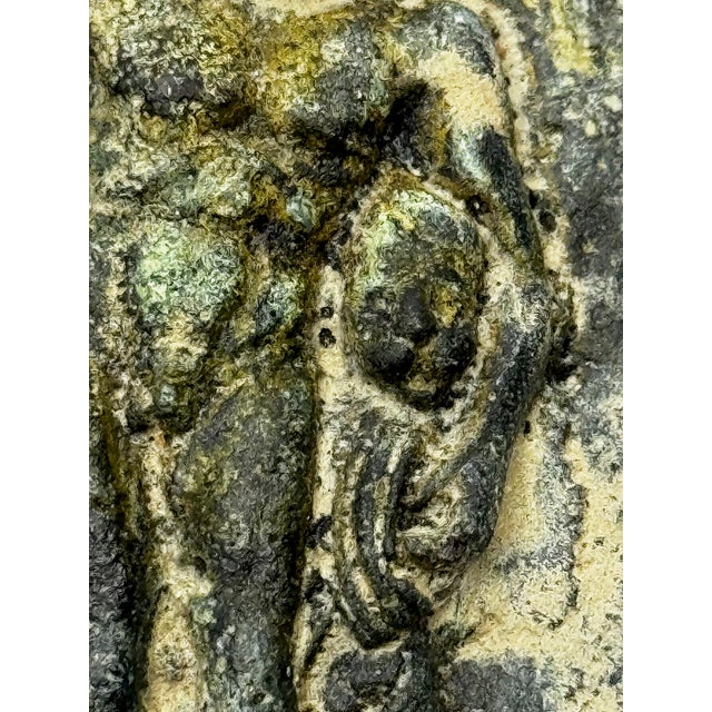 Antique Historic Classical Mythology Roman Bronze Plaque Mount Depicting Hercules (Heracles) For Sale - Image 13 of 18