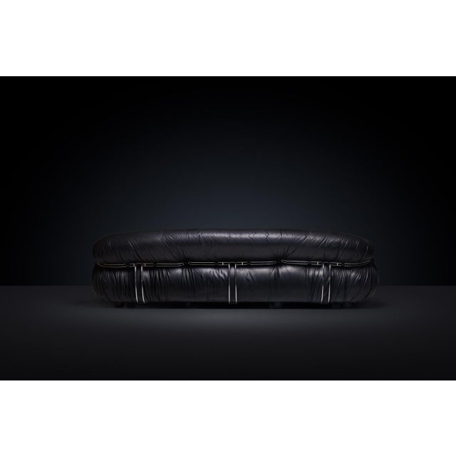 1980s Soriana 3-Seater Sofa by Afra and Tobia Scarpa for Cassina, 1980s For Sale - Image 5 of 8